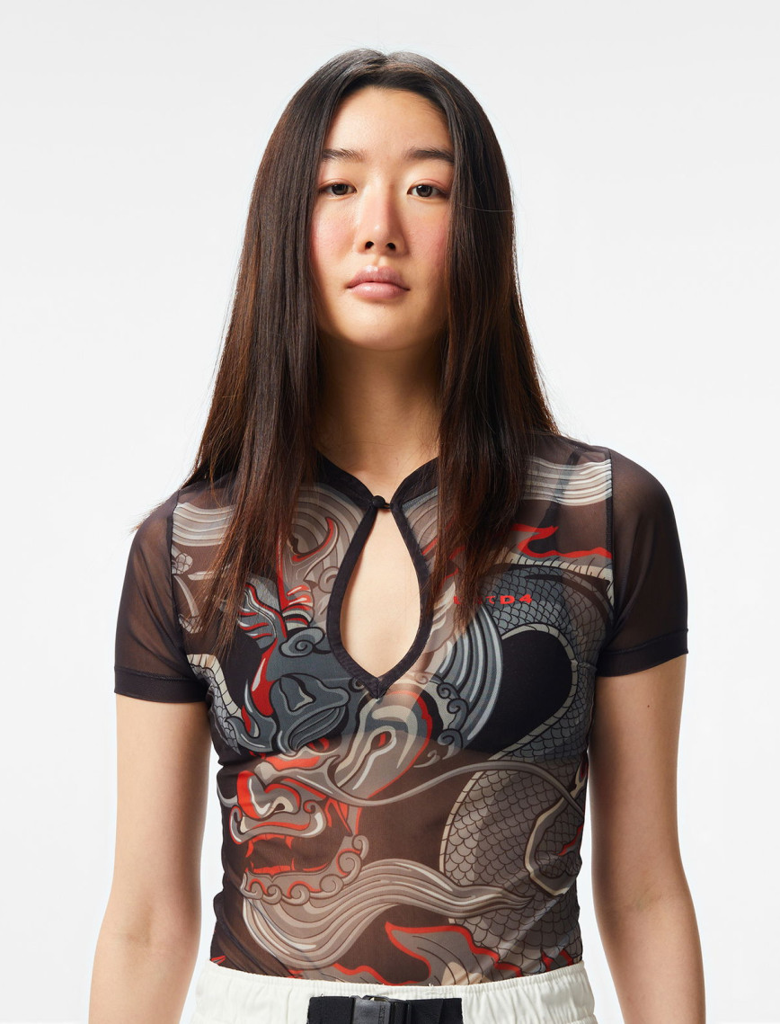 UNITED4 Kadın Siyah T-Shirt UNITED4 Kadın Siyah T-Shirt