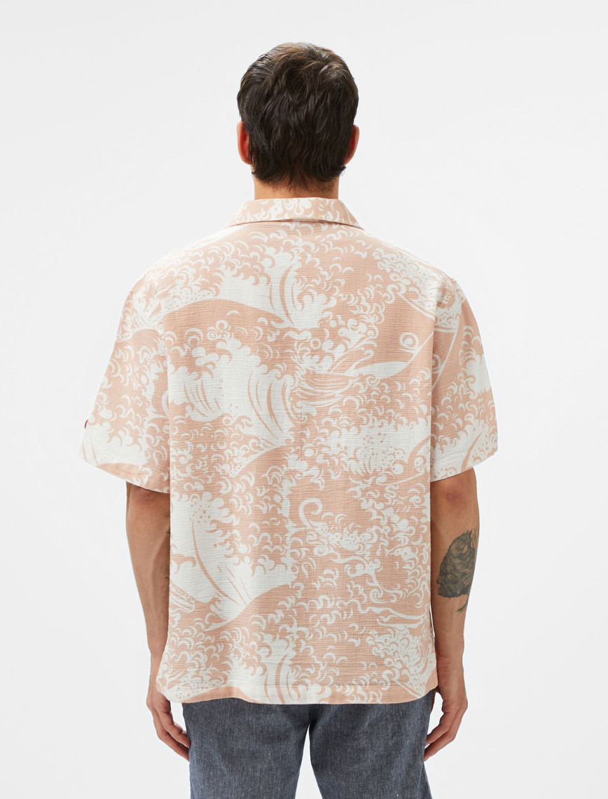 UNITED4 Comfort Erkek Beyaz/Pembe Gömlek UNITED4 Comfort Erkek Beyaz/Pembe Gömlek