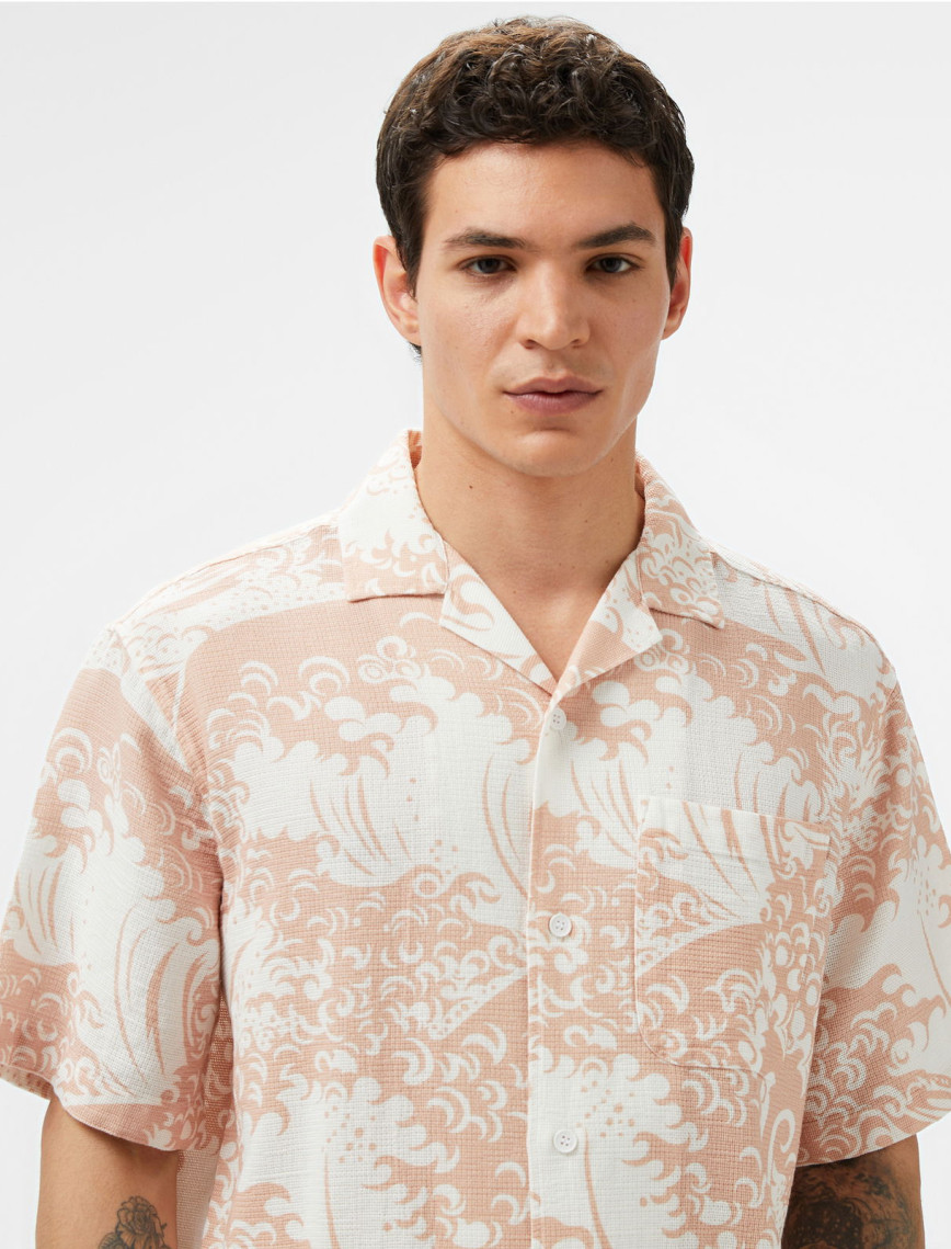 UNITED4 Comfort Erkek Beyaz/Pembe Gömlek UNITED4 Comfort Erkek Beyaz/Pembe Gömlek