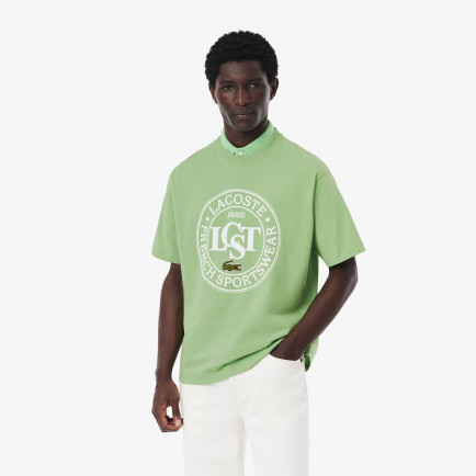 Lacoste Loose Fit Erkek Yeşil T-Shirt Lacoste Loose Fit Erkek Yeşil T-Shirt