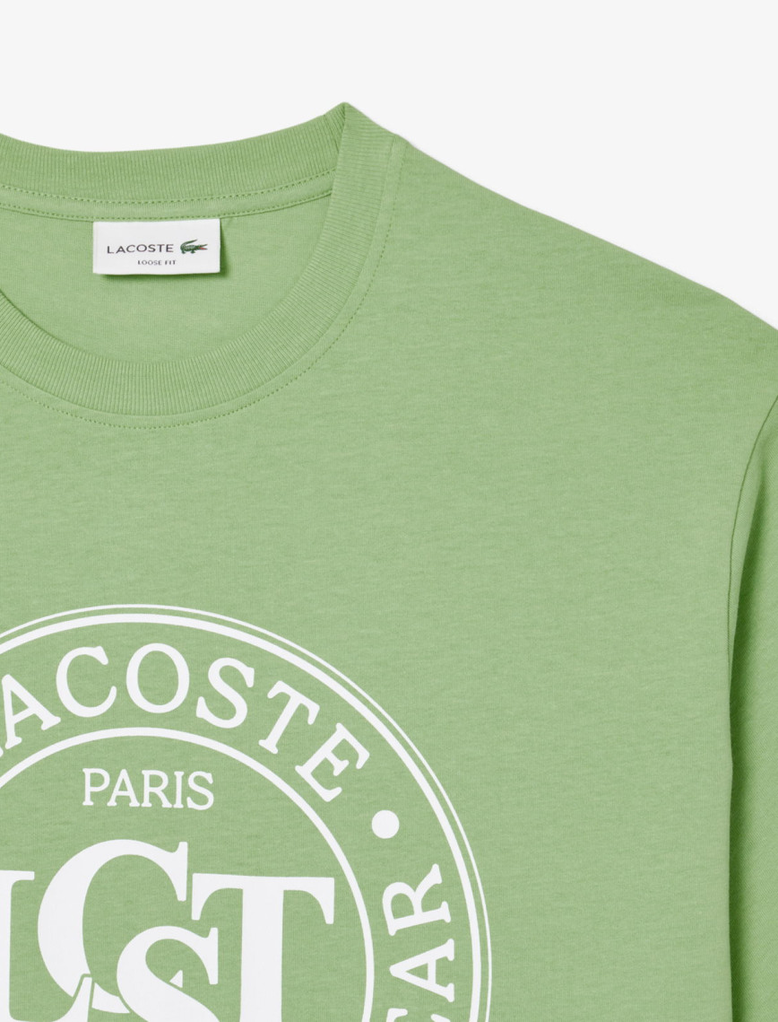 Lacoste Loose Fit Erkek Yeşil T-Shirt Lacoste Loose Fit Erkek Yeşil T-Shirt