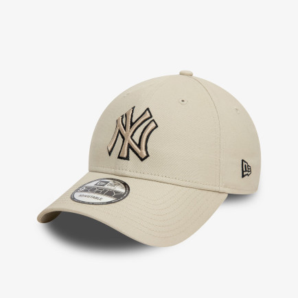New Era Team Outline 9Forty Unisex Bej Şapka New Era Team Outline 9Forty Unisex Bej Şapka