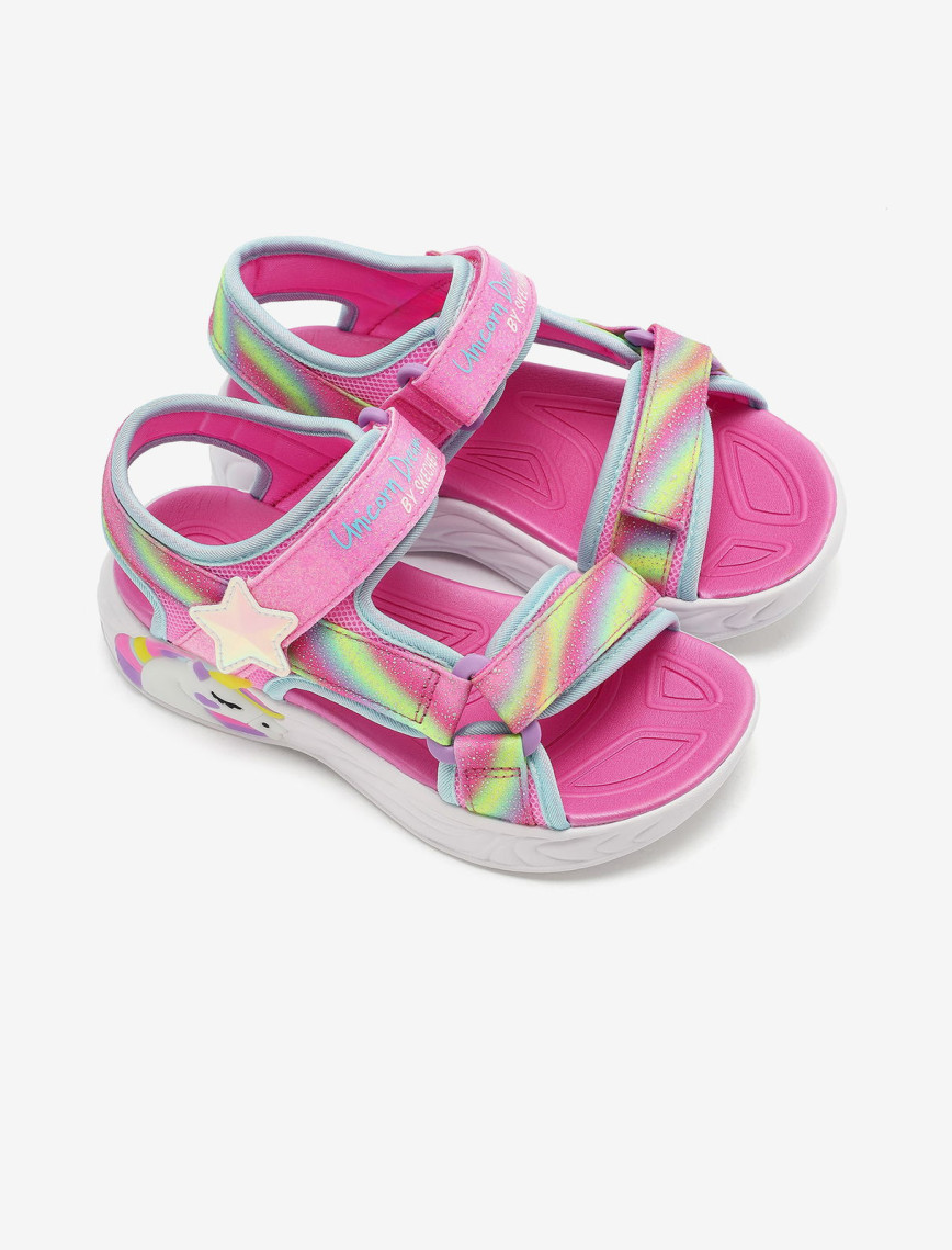 Skechers Unicorn Dream Çocuk Pembe Sandalet Skechers Unicorn Dream Çocuk Pembe Sandalet