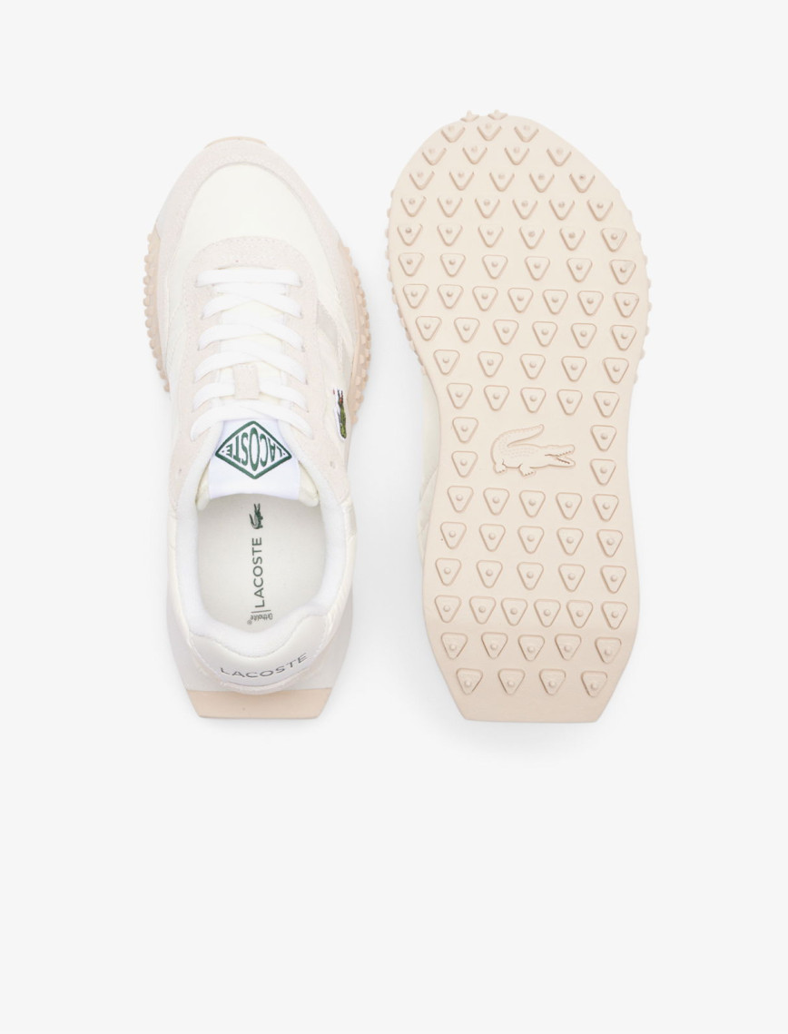 Lacoste L-Spin Evo Kadın Bej Sneaker Lacoste L-Spin Evo Kadın Bej Sneaker