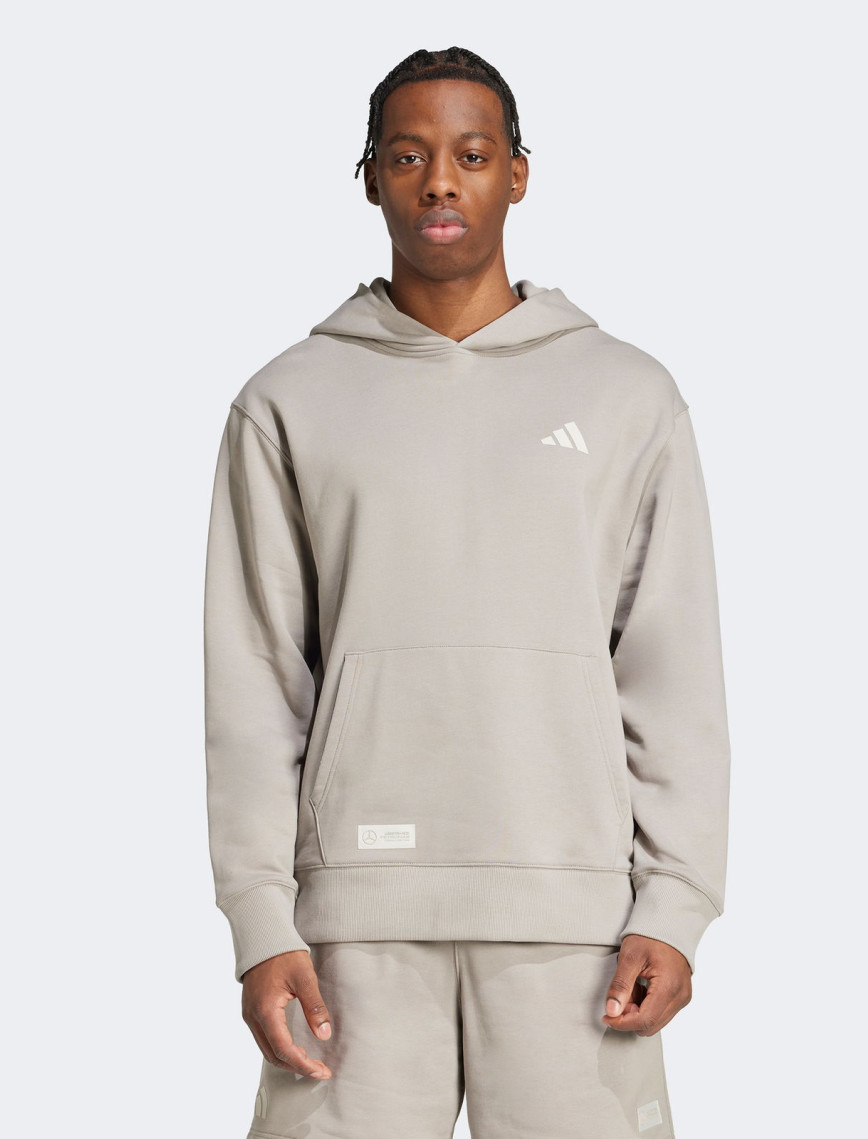 adidas Mercedes Amg Petronas Formula One Team Erkek Bej Sweatshirt adidas Mercedes Amg Petronas Formula One Team Erkek Bej Sweatshirt