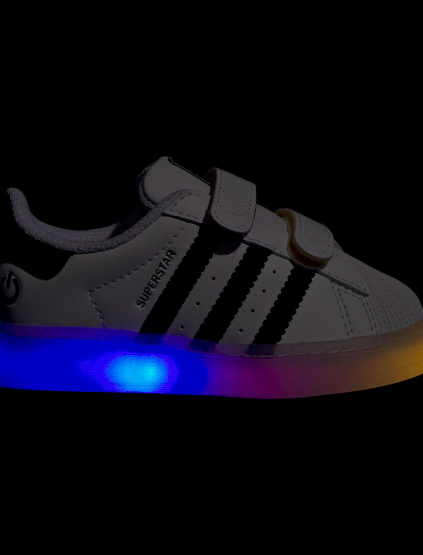 adidas Superstar Led Lights Cf Bebek Beyaz Spor Ayakkabı adidas Superstar Led Lights Cf Bebek Beyaz Spor Ayakkabı