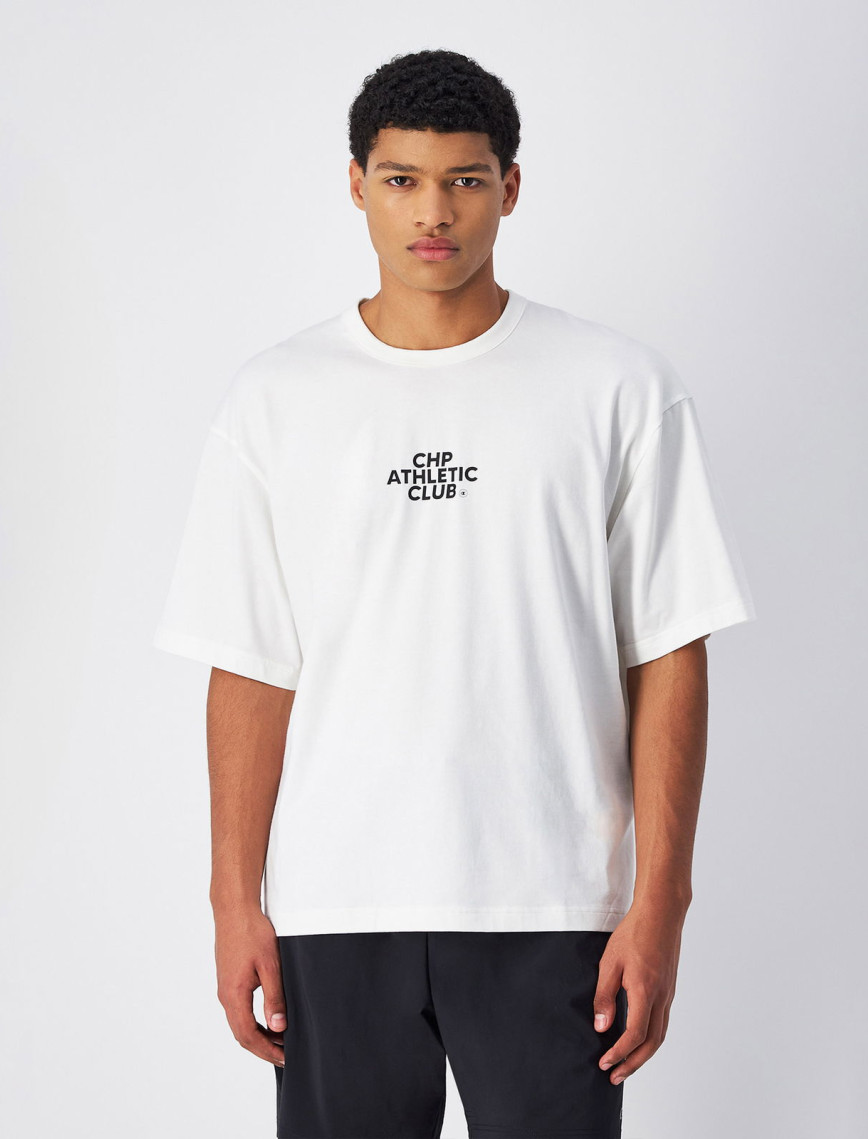 Champion Athletics Erkek Beyaz T-Shirt