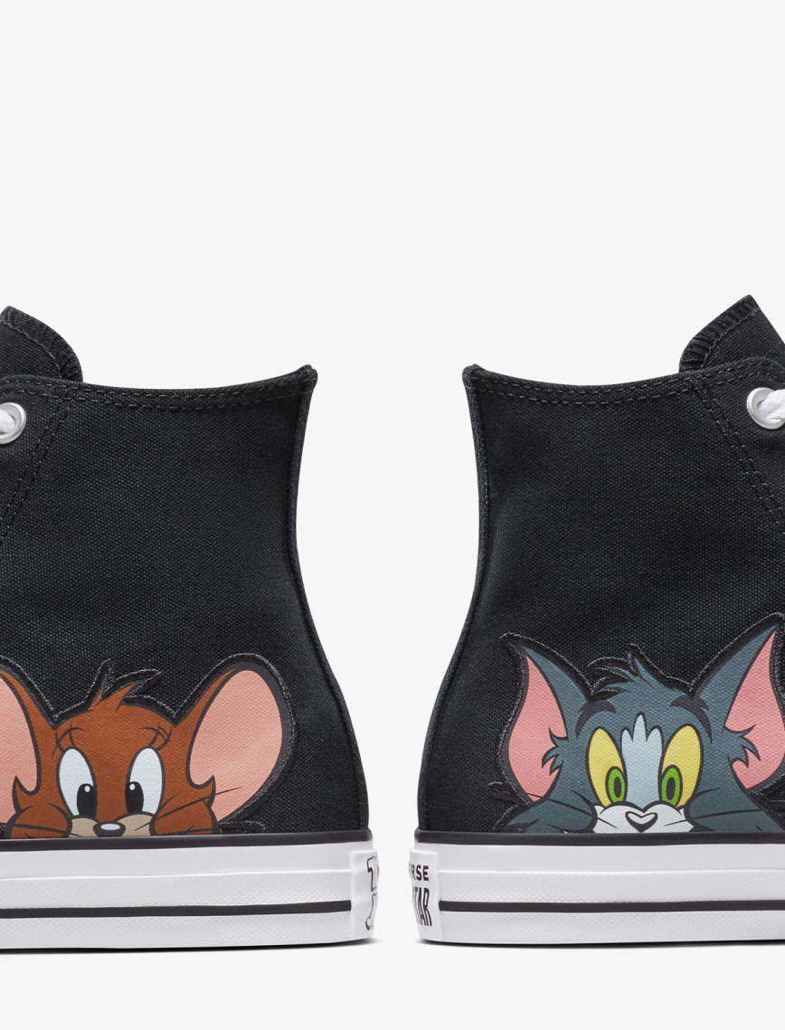 Converse x Tom & Jerry Chuck Taylor All Star Unisex Siyah Sneaker Converse x Tom & Jerry Chuck Taylor All Star Unisex Siyah Sneaker