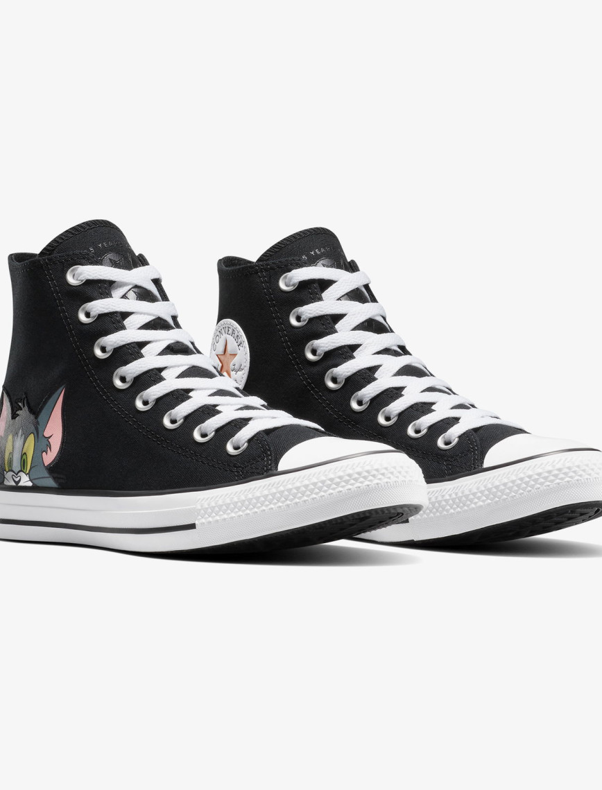 Converse x Tom & Jerry Chuck Taylor All Star Unisex Siyah Sneaker Converse x Tom & Jerry Chuck Taylor All Star Unisex Siyah Sneaker