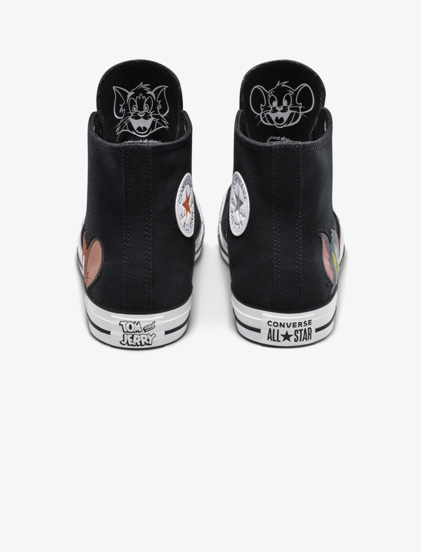 Converse x Tom & Jerry Chuck Taylor All Star Unisex Siyah Sneaker Converse x Tom & Jerry Chuck Taylor All Star Unisex Siyah Sneaker