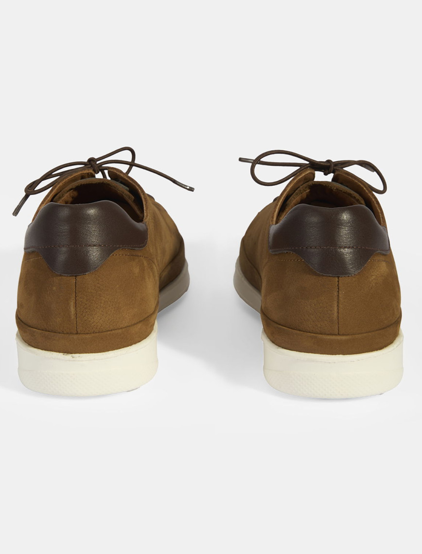 Erkek Taba Deri Bağcıklı Günlük Ayakkabı Erkek Taba Deri Bağcıklı Günlük Ayakkabı