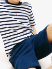 Tommy Hilfiger Çocuk Beyaz/Lacivert Şort Takım Tommy Hilfiger Çocuk Beyaz/Lacivert Şort Takım