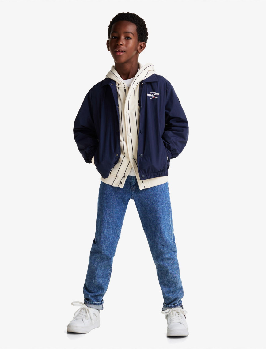 Tommy Jeans Logo Embroidery Çocuk Lacivert Ceket Tommy Jeans Logo Embroidery Çocuk Lacivert Ceket