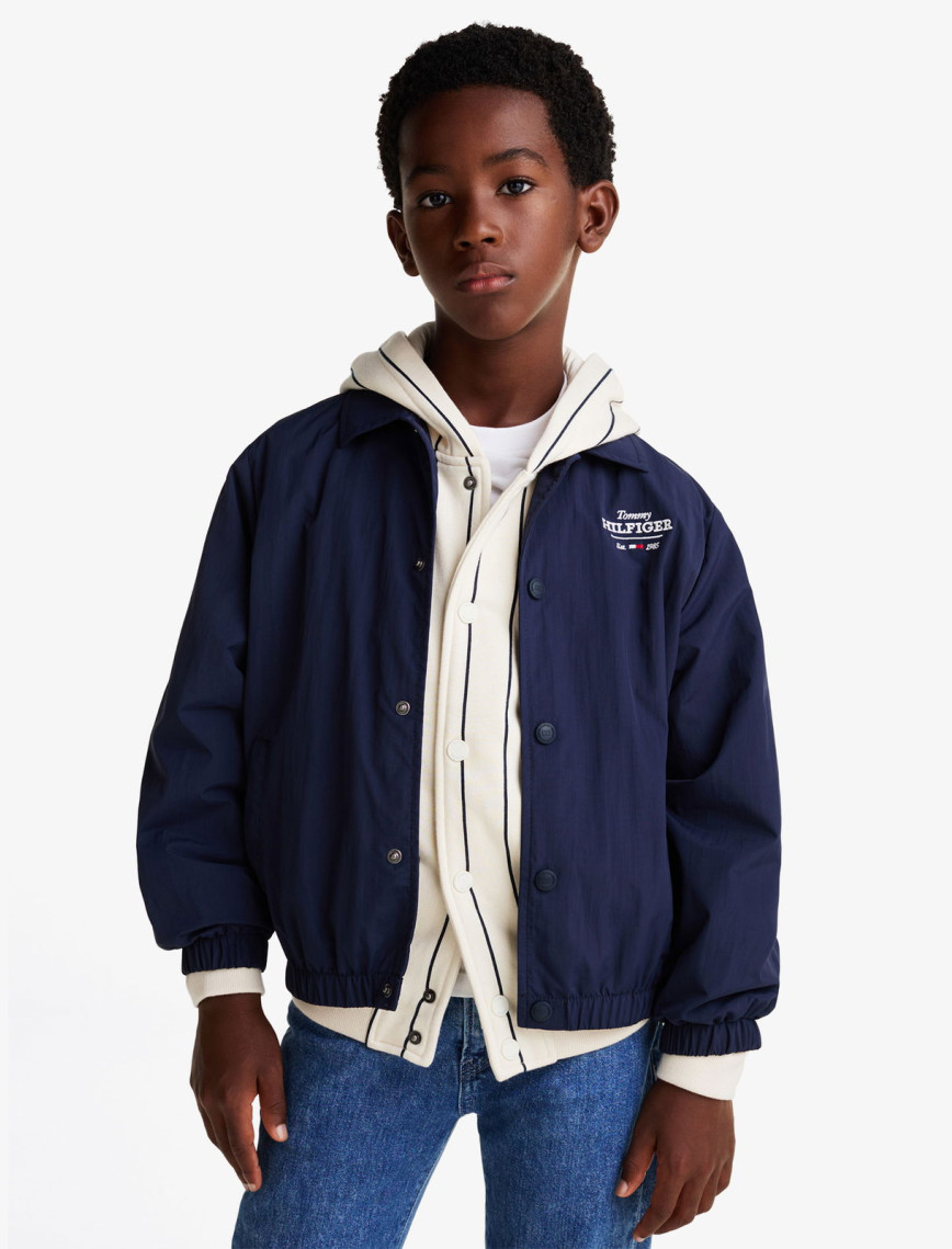 Tommy Jeans Logo Embroidery Çocuk Lacivert Ceket Tommy Jeans Logo Embroidery Çocuk Lacivert Ceket