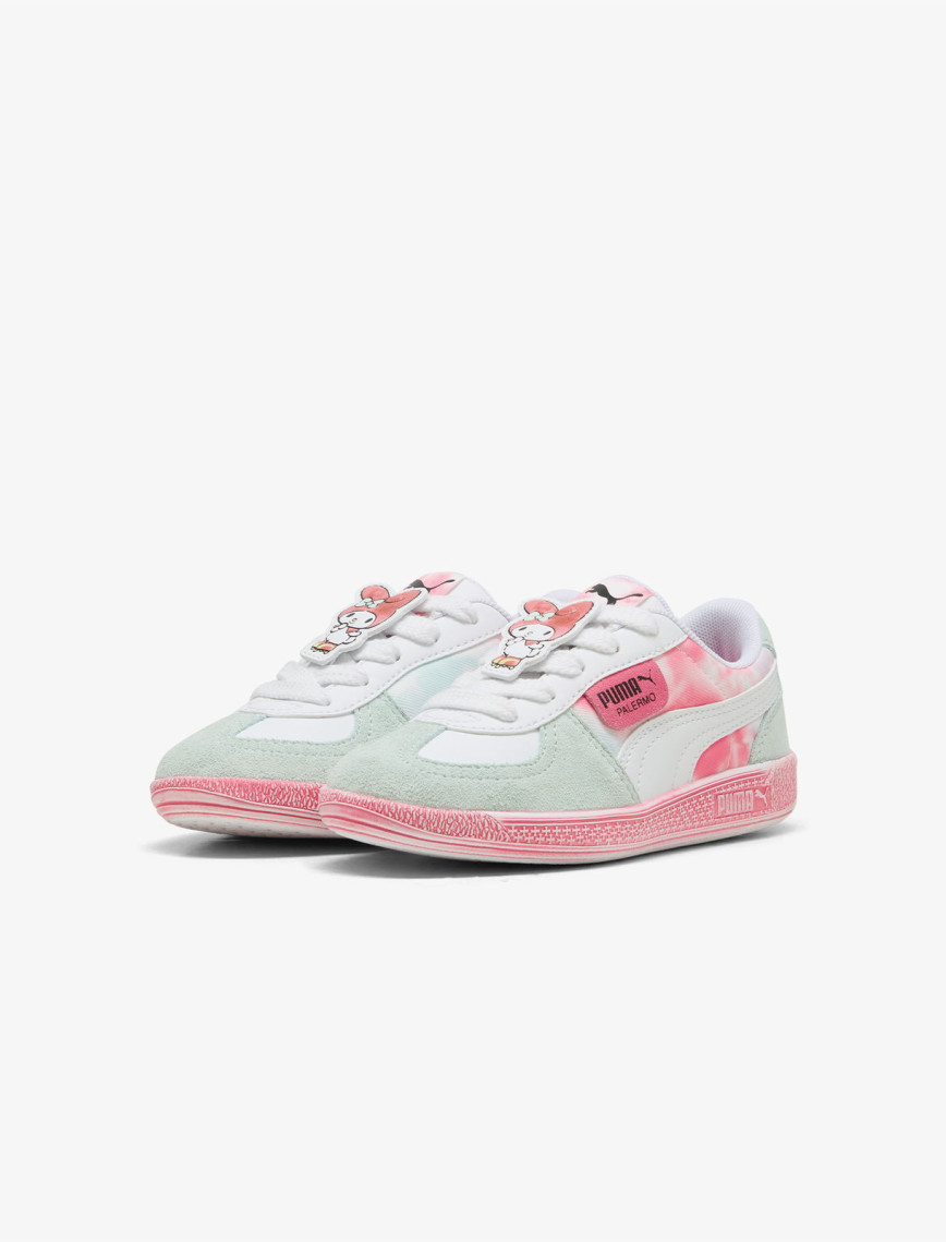 Puma Palermo Hello Kitty & Friends Çocuk Yeşil/Pembe/Beyaz Spor Ayakkabı Puma Palermo Hello Kitty & Friends Çocuk Yeşil/Pembe/Beyaz Spor Ayakkabı