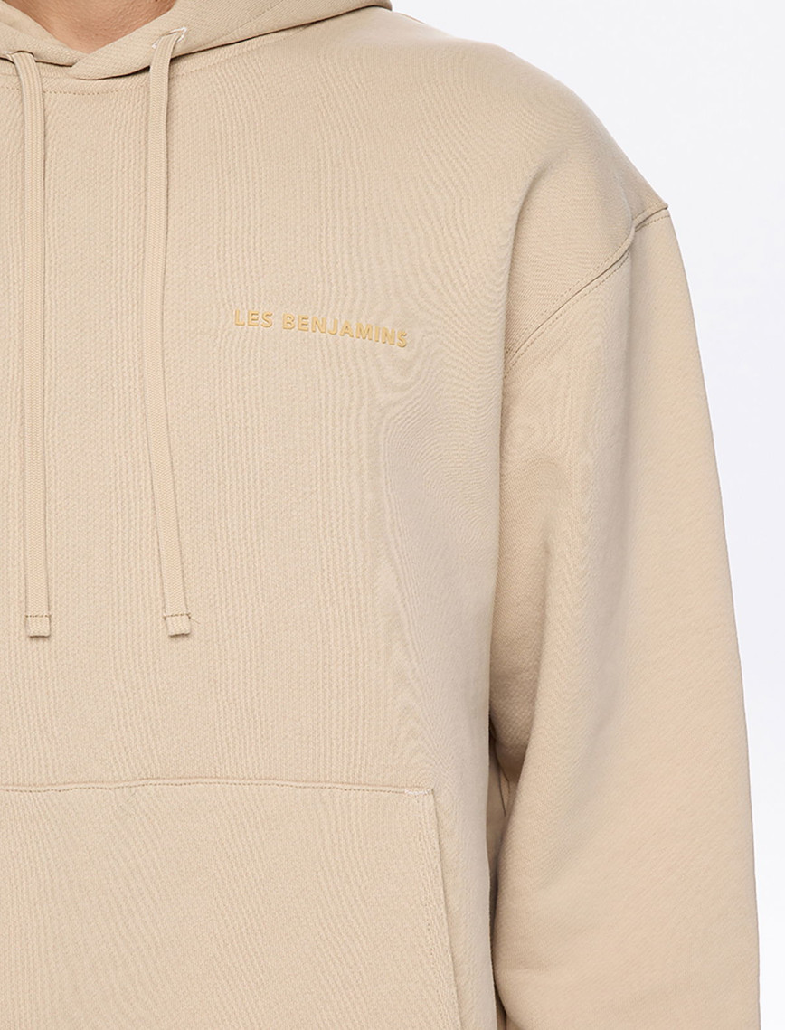 Les Benjamins Classic Erkek Bej Hoodie Les Benjamins Classic Erkek Bej Hoodie
