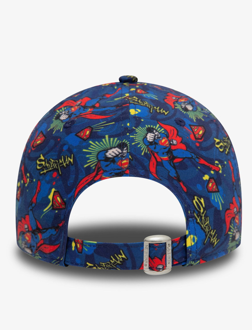 New Era DC Superman All Over Print 9Forty Çocuk Mavi Şapka New Era DC Superman All Over Print 9Forty Çocuk Mavi Şapka