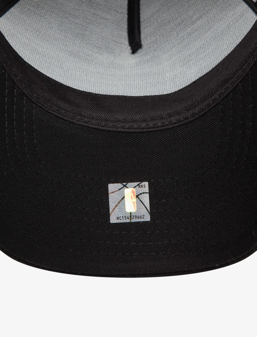 New Era Chicago Bulls Metallic Black 9Forty A-Frame Unisex Siyah Şapka New Era Chicago Bulls Metallic Black 9Forty A-Frame Unisex Siyah Şapka