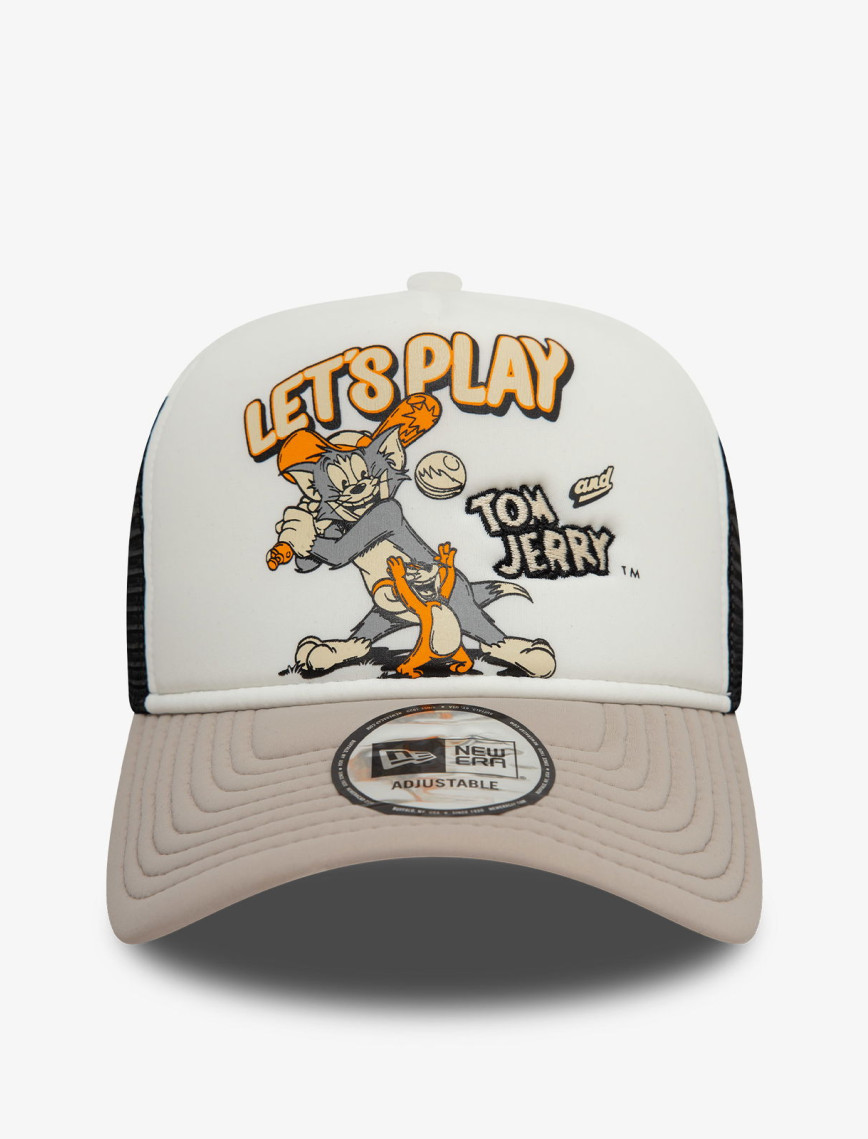 New Era Tom and Jerry Unisex Beyaz Şapka New Era Tom and Jerry Unisex Beyaz Şapka