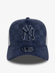 New Era Tonal Check 9Forty New York Yankees Unisex Lacivert Şapka New Era Tonal Check 9Forty New York Yankees Unisex Lacivert Şapka