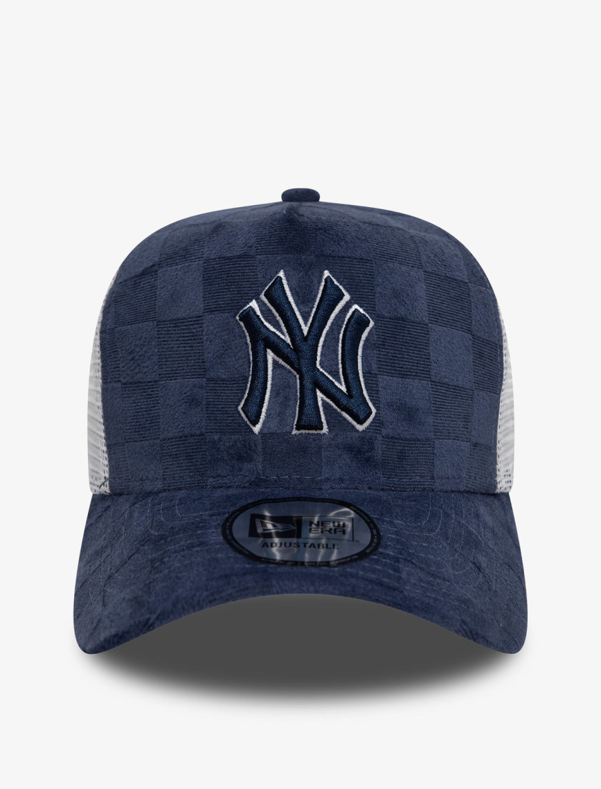 New Era Tonal Check 9Forty New York Yankees Unisex Lacivert Şapka New Era Tonal Check 9Forty New York Yankees Unisex Lacivert Şapka