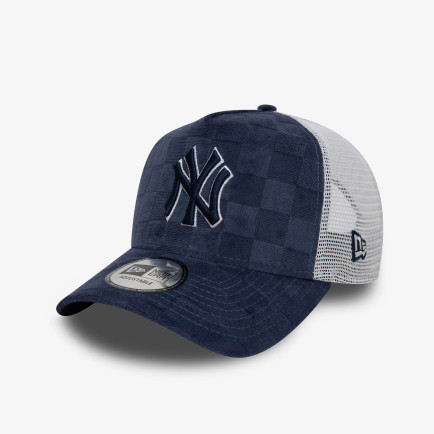 New Era Tonal Check 9Forty New York Yankees Unisex Lacivert Şapka New Era Tonal Check 9Forty New York Yankees Unisex Lacivert Şapka