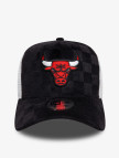 New Era Tonal Check 9Forty Chicago Bulls Unisex Siyah Şapka New Era Tonal Check 9Forty Chicago Bulls Unisex Siyah Şapka