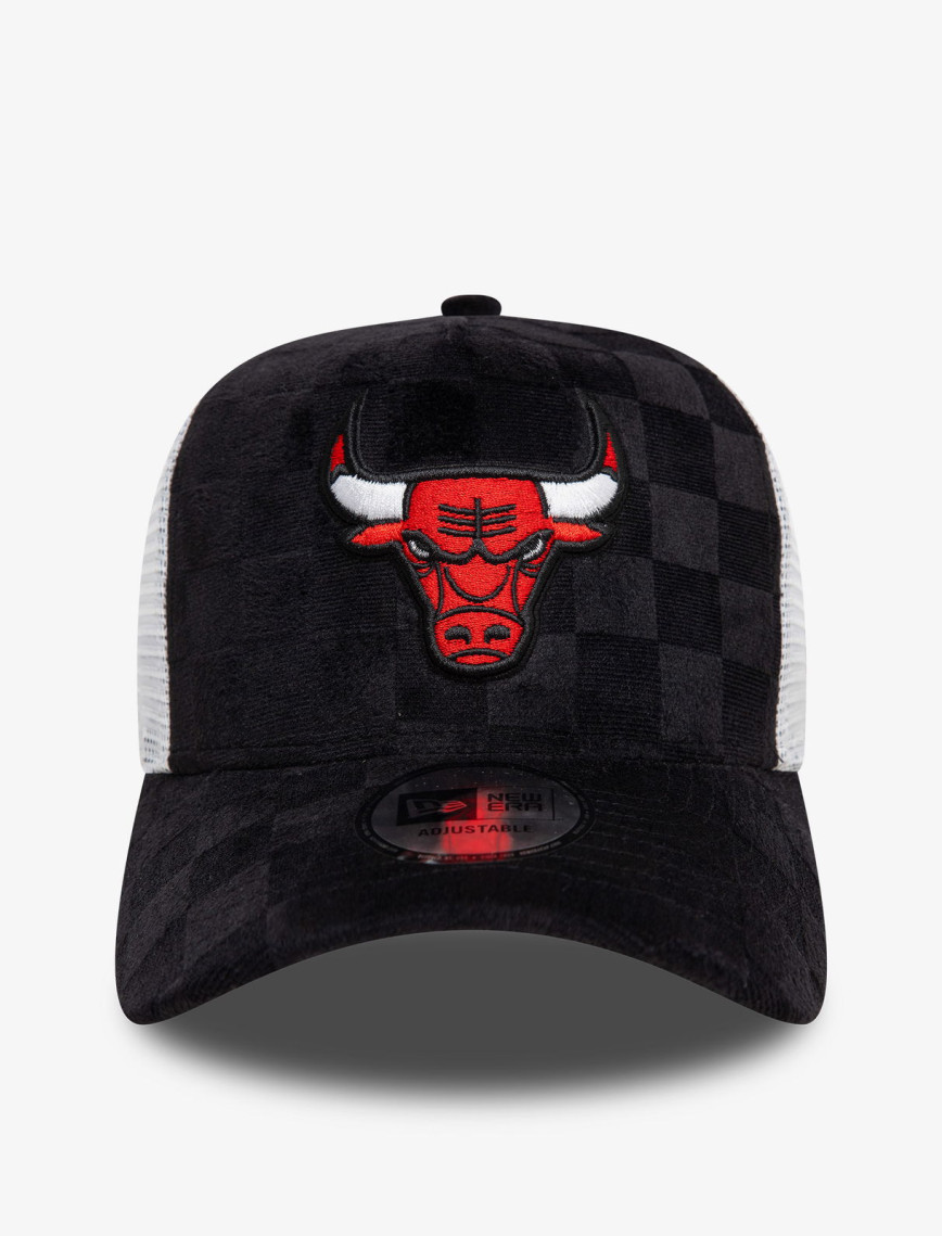 New Era Tonal Check 9Forty Chicago Bulls Unisex Siyah Şapka New Era Tonal Check 9Forty Chicago Bulls Unisex Siyah Şapka
