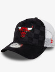 New Era Tonal Check 9Forty Chicago Bulls Unisex Siyah Şapka New Era Tonal Check 9Forty Chicago Bulls Unisex Siyah Şapka