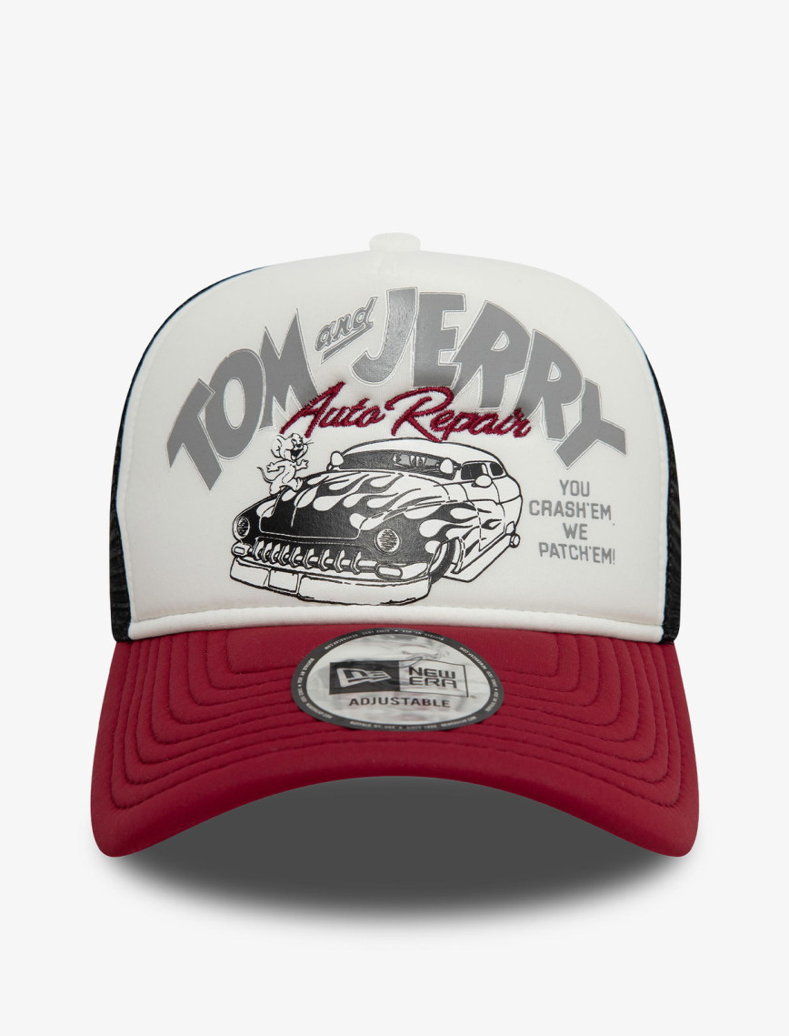 New Era 9Forty Tom and Jerry A-Frame Trucker Unisex Beyaz Şapka