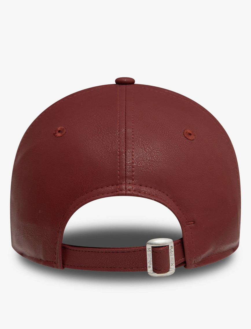 New Era New York Yankees 9Forty Kadın Deri Bordo Şapka New Era New York Yankees 9Forty Kadın Deri Bordo Şapka