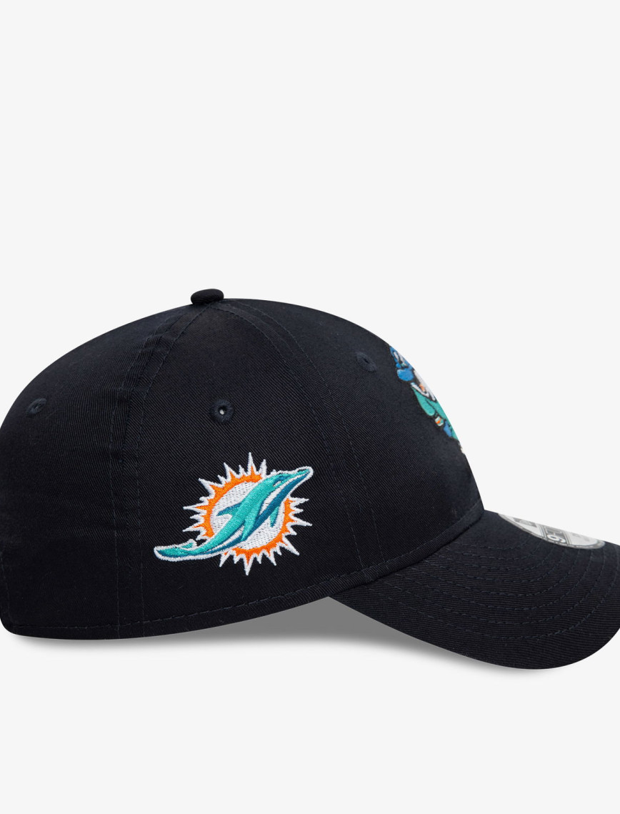 New Era Miami Dolphins NFL Mascot 9Forty Çocuk Siyah Şapka New Era Miami Dolphins NFL Mascot 9Forty Çocuk Siyah Şapka