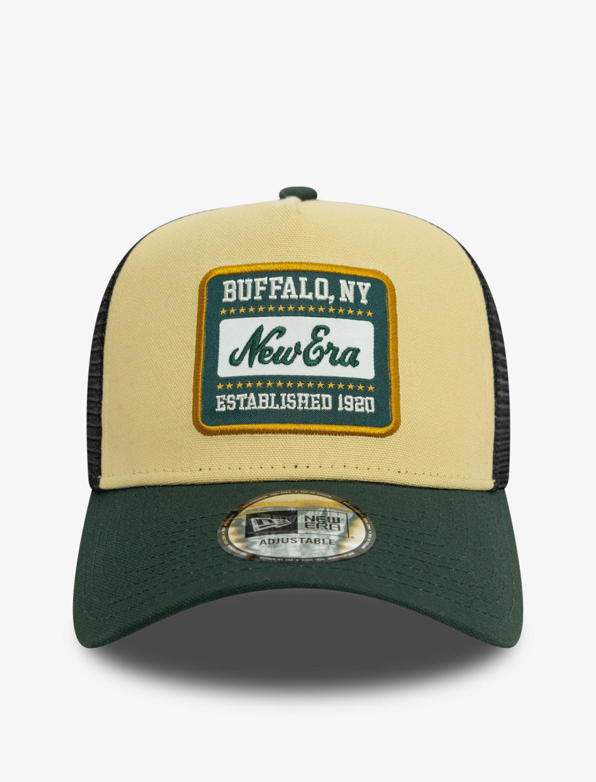 New Era NE Patch Canvas Trucker Unisex Yeşil Şapka