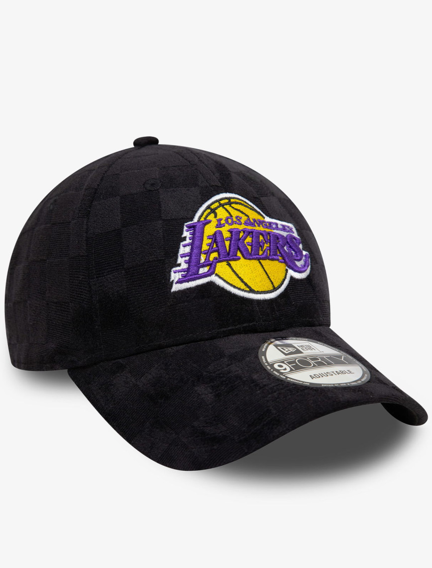 New Era Tonal Check 9Forty LA Lakers Unisex Siyah Şapka New Era Tonal Check 9Forty LA Lakers Unisex Siyah Şapka