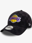 New Era Tonal Check 9Forty LA Lakers Unisex Siyah Şapka New Era Tonal Check 9Forty LA Lakers Unisex Siyah Şapka