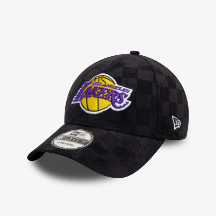 New Era Tonal Check 9Forty LA Lakers Unisex Siyah Şapka New Era Tonal Check 9Forty LA Lakers Unisex Siyah Şapka