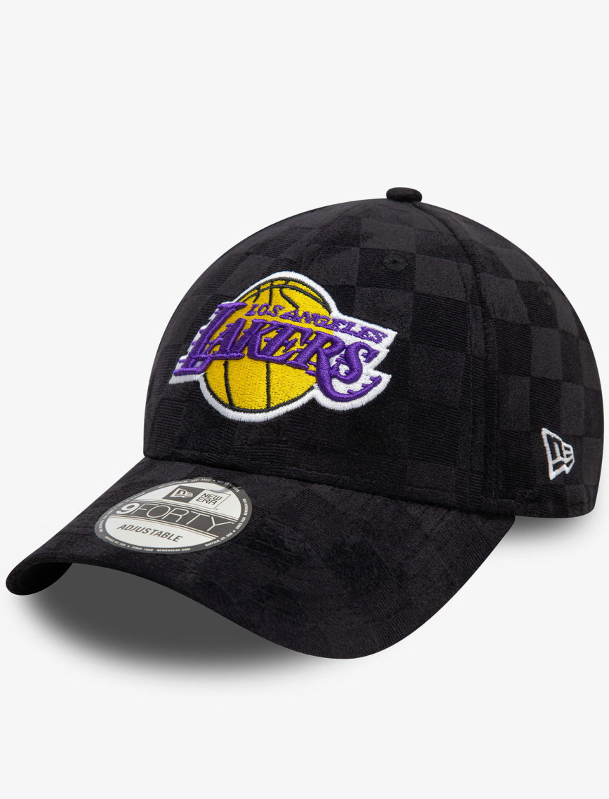 New Era Tonal Check 9Forty LA Lakers Unisex Siyah Şapka New Era Tonal Check 9Forty LA Lakers Unisex Siyah Şapka