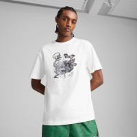 Puma X TMNT Relaxed Graphic Erkek Beyaz T-Shirt Puma X TMNT Relaxed Graphic Erkek Beyaz T-Shirt