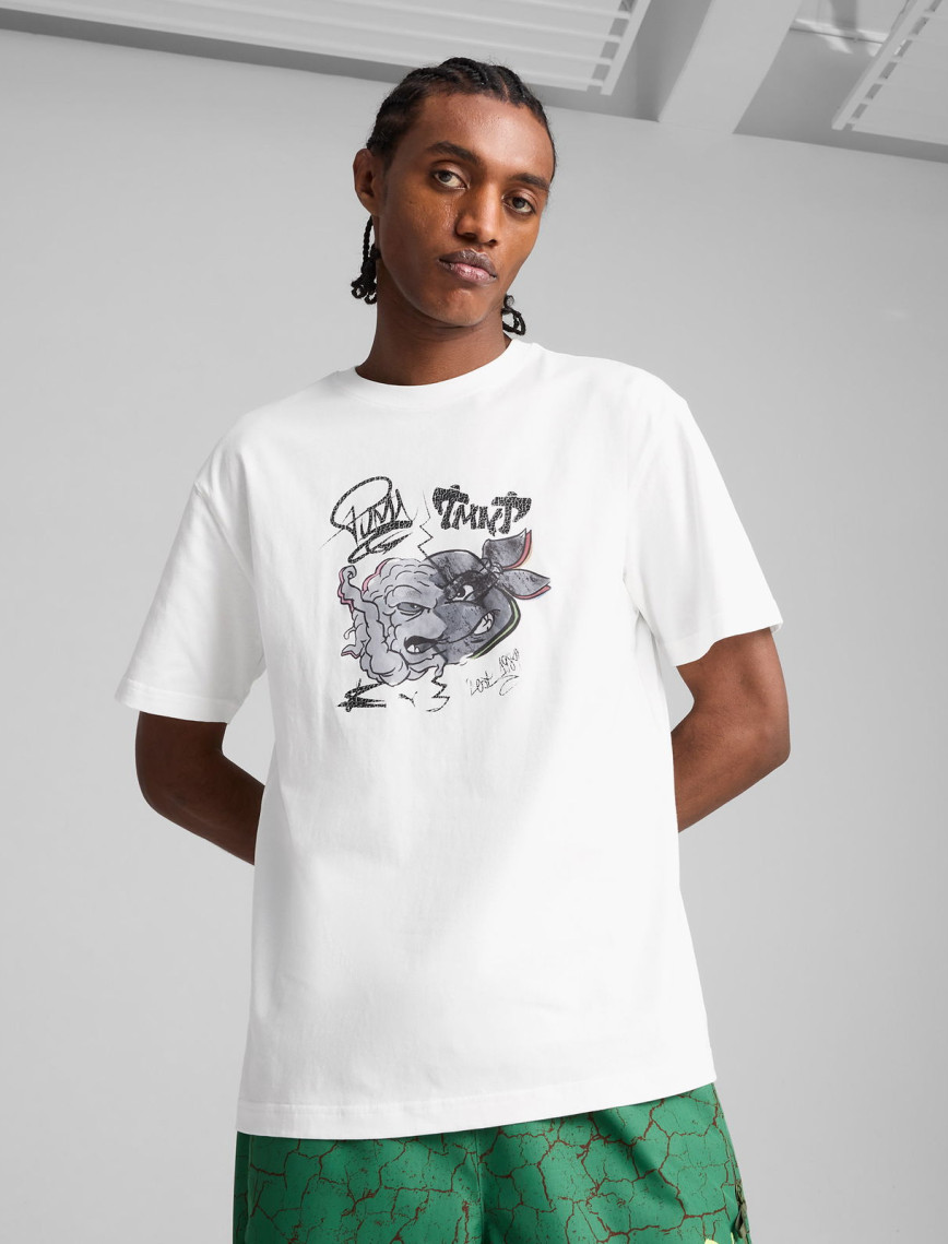 Puma X Tmnt Graphic Erkek Mor T-Shirt Puma X Tmnt Graphic Erkek Mor T-Shirt