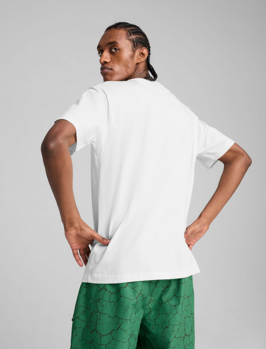 Puma X TMNT Relaxed Graphic Erkek Beyaz T-Shirt Puma X TMNT Relaxed Graphic Erkek Beyaz T-Shirt