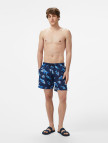 Nautica Erkek Lacivert Regular Fit Desenli Mayo Şort