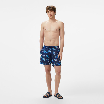 Nautica Erkek Lacivert Regular Fit Desenli Mayo Şort Nautica Erkek Lacivert Regular Fit Desenli Mayo Şort