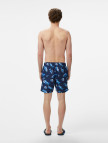 Nautica Erkek Lacivert Regular Fit Desenli Mayo Şort