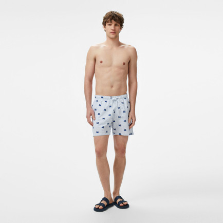 Nautica Erkek Lacivert Regular Fit Çizgili Mayo Şort Nautica Erkek Lacivert Regular Fit Çizgili Mayo Şort