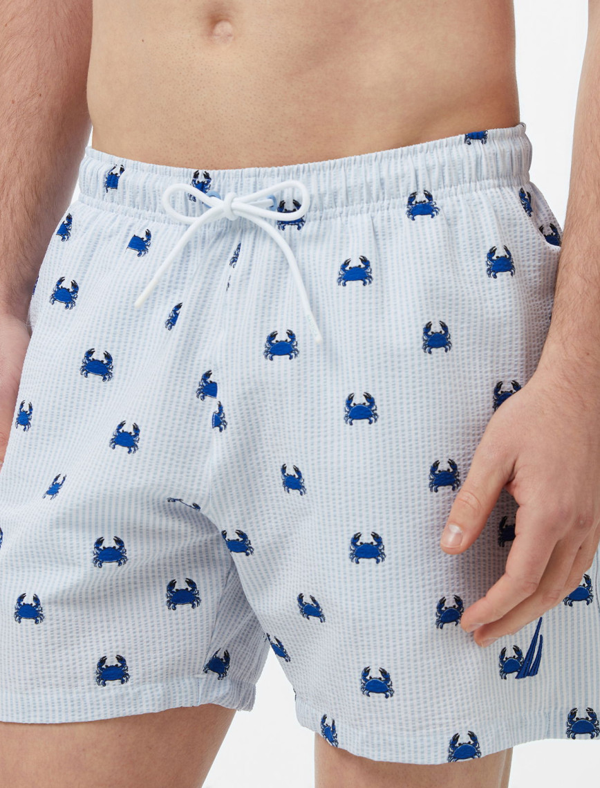 Nautica Erkek Lacivert Regular Fit Çizgili Deniz Şortu Nautica Erkek Lacivert Regular Fit Çizgili Deniz Şortu