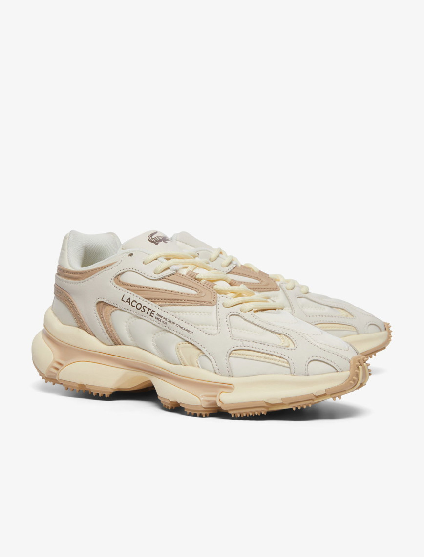 Lacoste L003 2K24 Erkek Krem Sneaker Lacoste L003 2K24 Erkek Krem Sneaker
