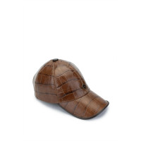 Tamer Tanca Erkek Hakiki Deri Taba Beyzbol Şapka