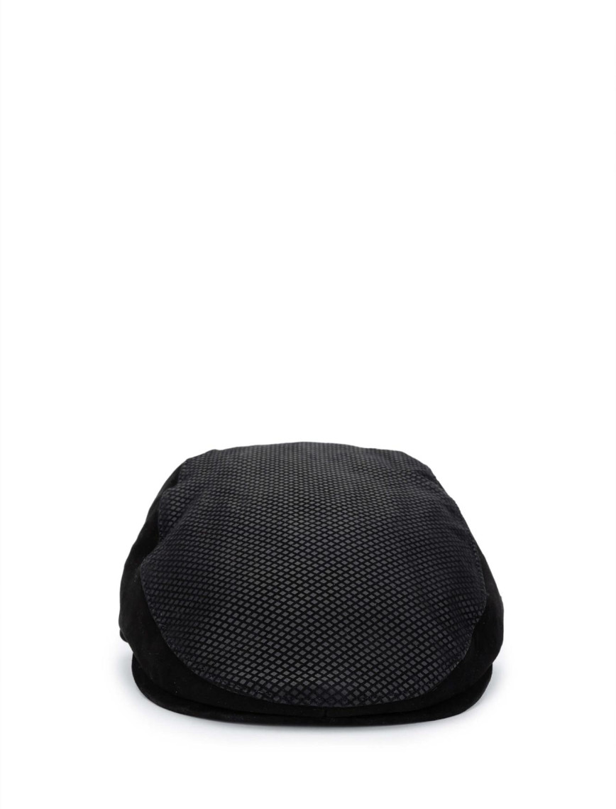 Tamer Tanca Erkek Hakiki Deri Siyah Süet London Şapka Tamer Tanca Erkek Hakiki Deri Siyah Süet London Şapka