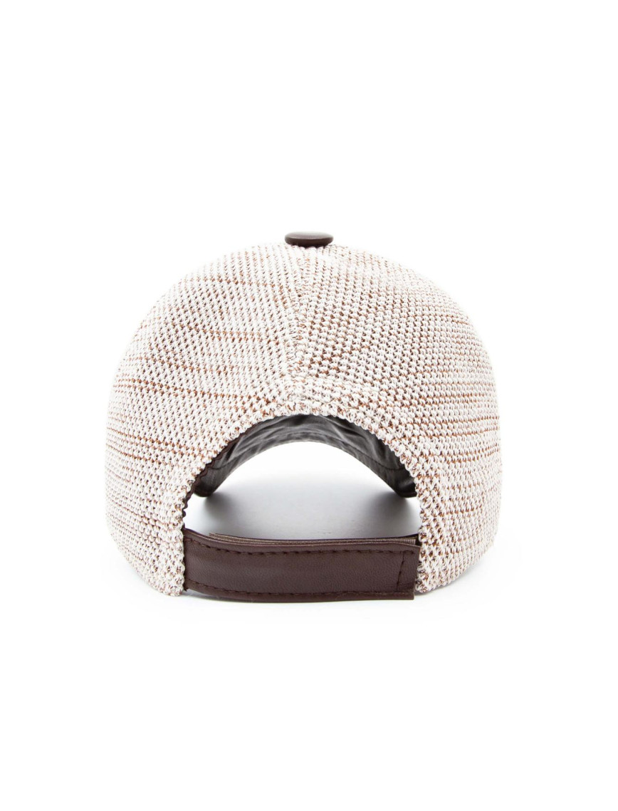 Tamer Tanca Erkek Hakiki Deri Kahverengi Şapka Tamer Tanca Erkek Hakiki Deri Kahverengi Şapka