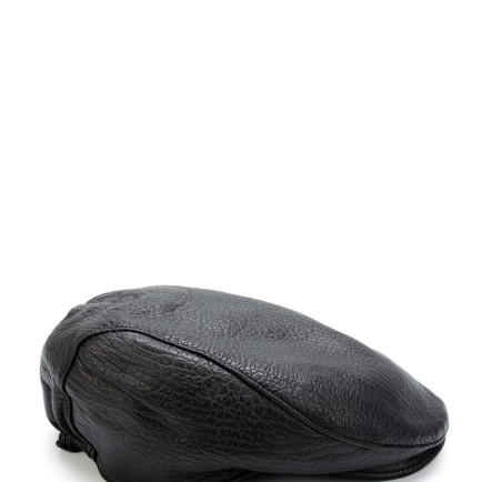 Tamer Tanca Erkek Hakiki Deri Siyah Kasket Şapka Tamer Tanca Erkek Hakiki Deri Siyah Kasket Şapka